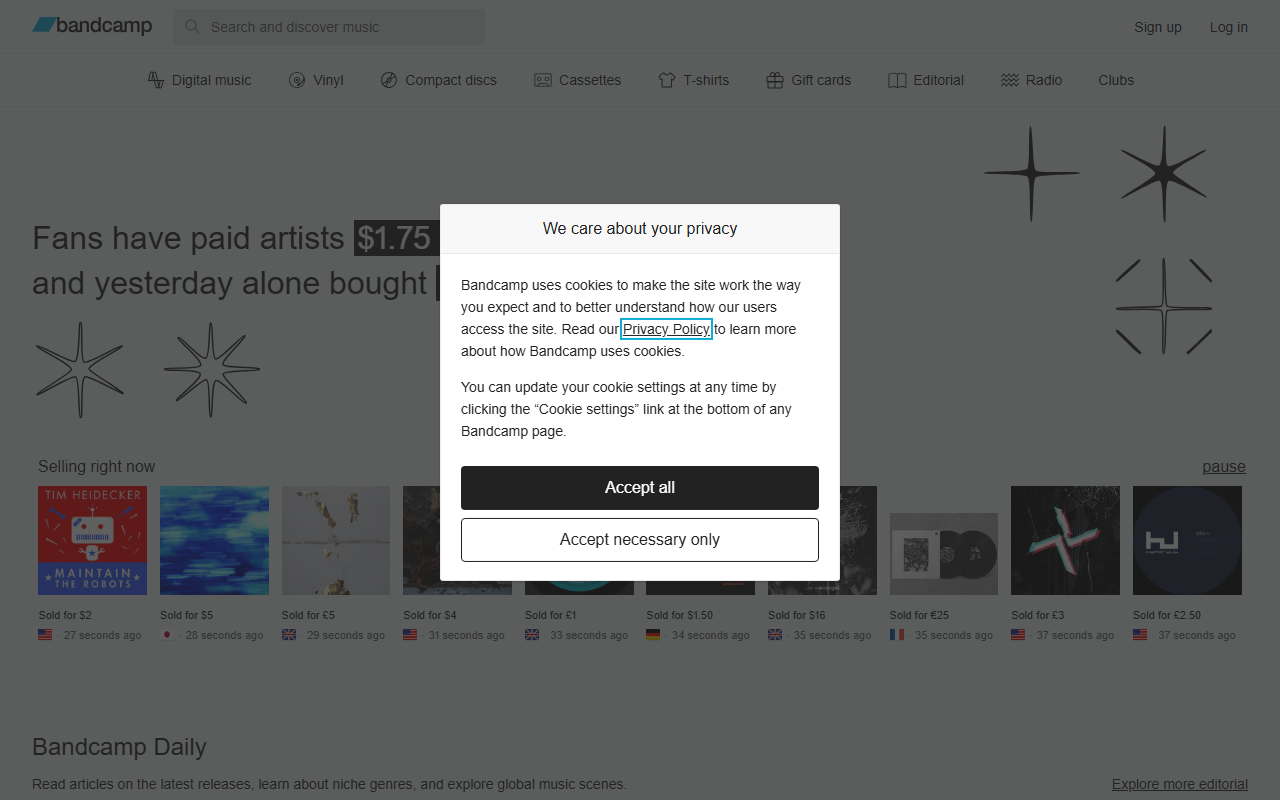 bandcamp.com — Indie Music / Independent Artist Platform