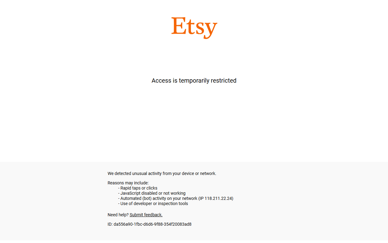 etsy.com — Handmade / Craft E-commerce