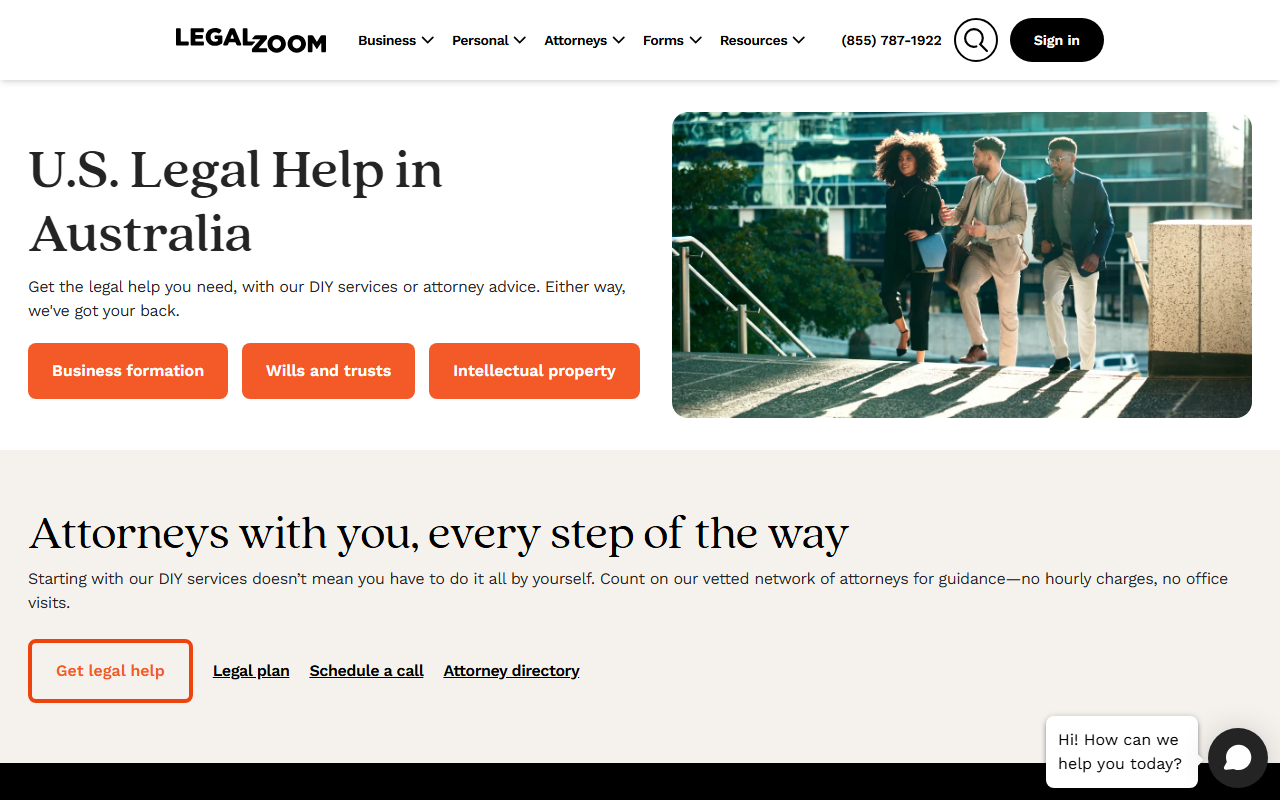 legalzoom.com — Small Law / Legal Services